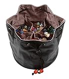 Forged Dice Co. Pouch of The Endless Hoard Dice Bag - Holds Over 1,000 Polyhedral Dice - Dice Storage Bag with Pockets - Perfect for Bulk Dice