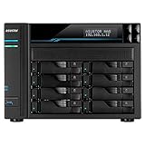 Asustor Lockerstor 8 AS6508T - 8 Bay NAS, 2.1GHz Quad-Core, 2 M.2 NVMe SSD Slot, 10GbE Port, 2.5GbE Port, 8GB RAM DDR4, Enterprise Network Attached Storage (Diskless)