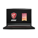 MSI GF63 Thin 9SC-066 15.6" Gaming Laptop, Thin Bezel, Intel Core i7-9750H, NVIDIA GeForce GTX1650, 16GB, 512GB NVMe SSD