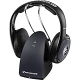 Sennheiser RS 135 On-Ear Wireless RF Headphones with Charging Cradle