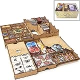 TowerRex Storage Organizer for Gloomhaven with Forgotten Circles Expansion Storage for Gloomhaven Organizer Kit Token Box Card Insert