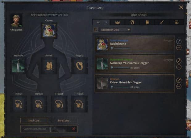 CK3 Antiquarian: The Antiquarian Position in Crusader Kings 3