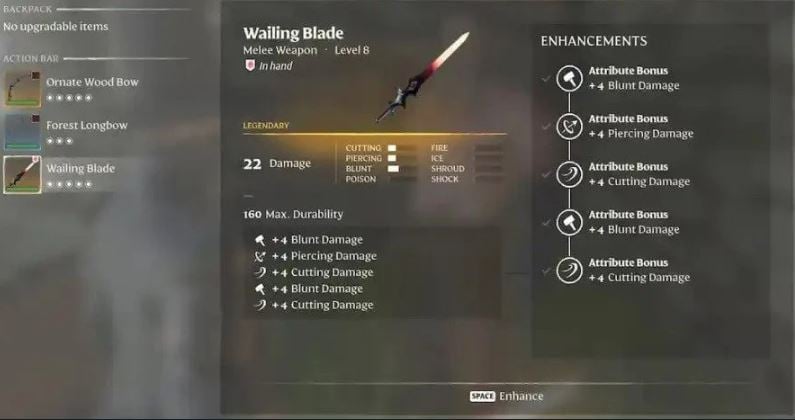 enshrouded wailing blade