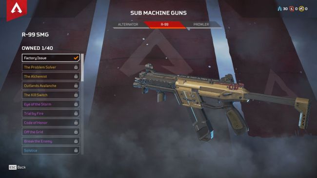 Apex Legends best smg