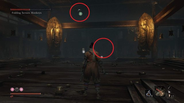 Sekiro Shadows Die Twice Folding Screen Monkeys