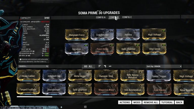 Warframe – Soma Prime Build Guide