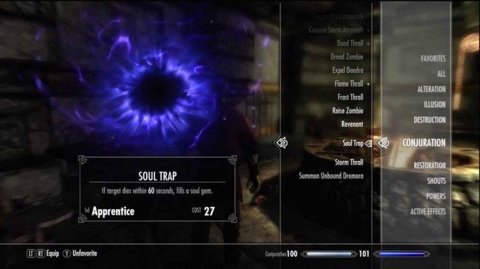 conjuration spells skyrim