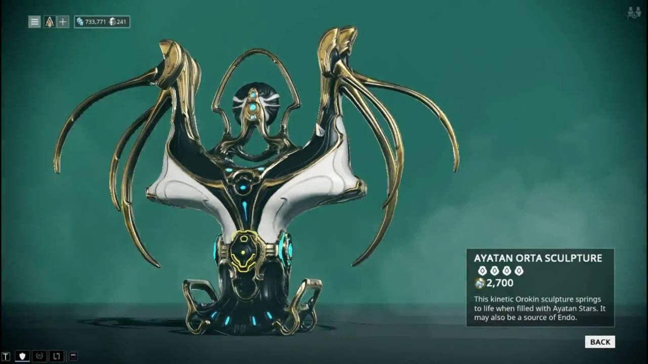 Warframe Ayatan Sculpture Farm